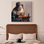 Vermeer The Lacemaker Classic Canvas Print