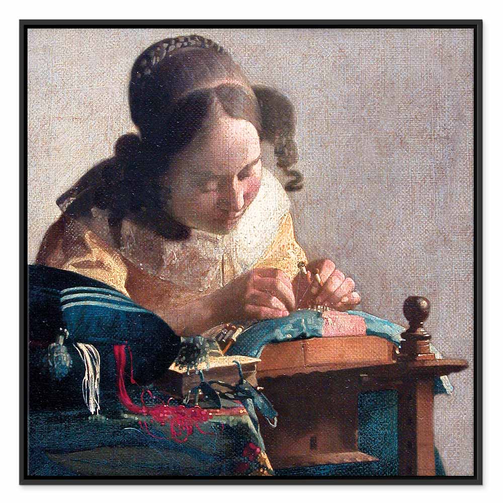 Vermeer The Lacemaker Classic Canvas Print