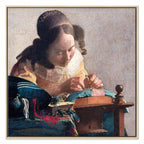 Vermeer The Lacemaker Classic Canvas Print