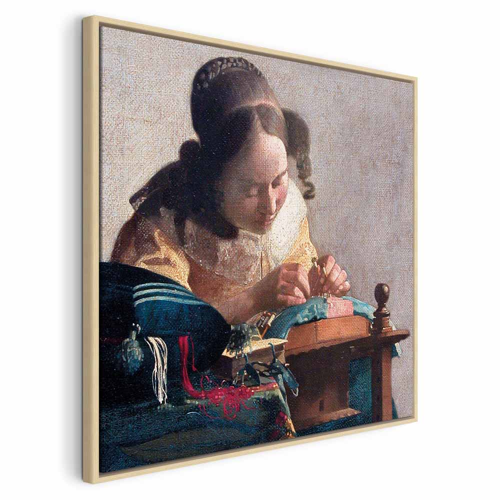 Vermeer The Lacemaker Classic Canvas Print