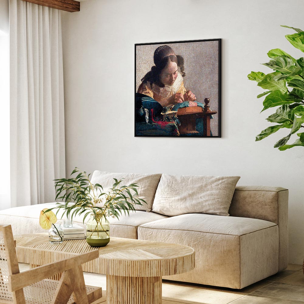 Vermeer The Lacemaker Classic Canvas Print