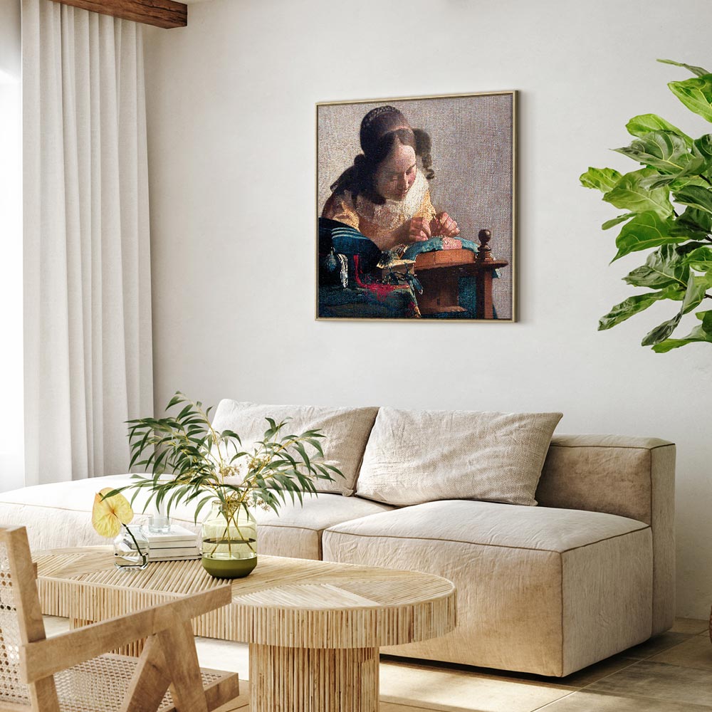 Vermeer The Lacemaker Classic Canvas Print