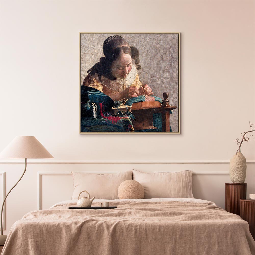 Vermeer The Lacemaker Classic Canvas Print
