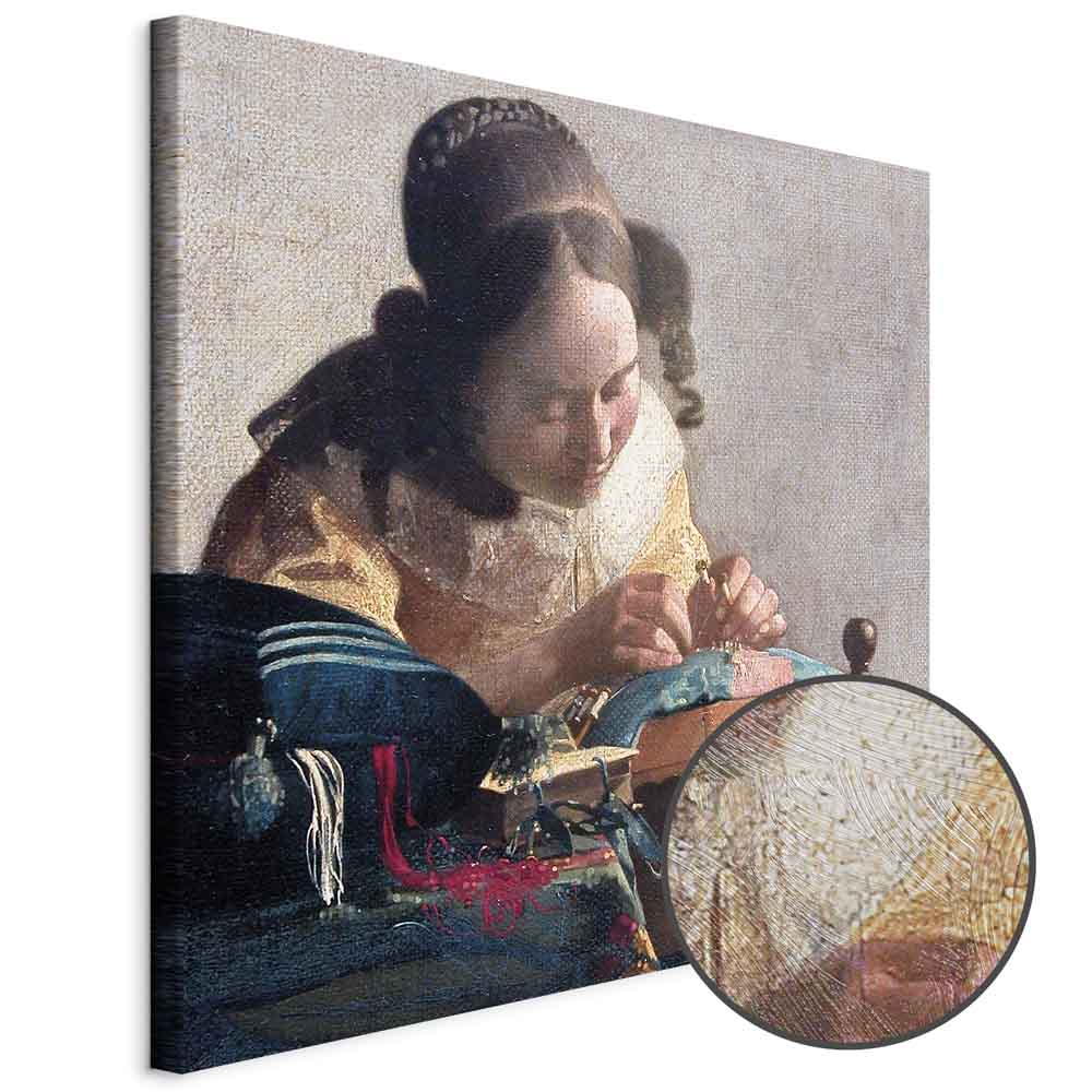 Vermeer The Lacemaker Classic Canvas Print