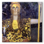 Pallas Athene Gustav Klimt Classic Canvas Print