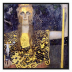 Pallas Athene Gustav Klimt Classic Canvas Print