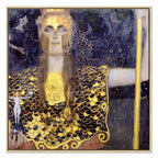Pallas Athene Gustav Klimt Classic Canvas Print