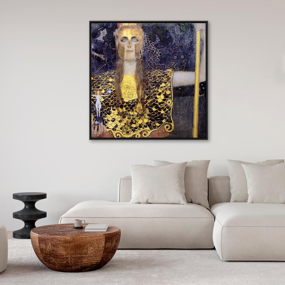 Pallas Athene Gustav Klimt Classic Canvas Print