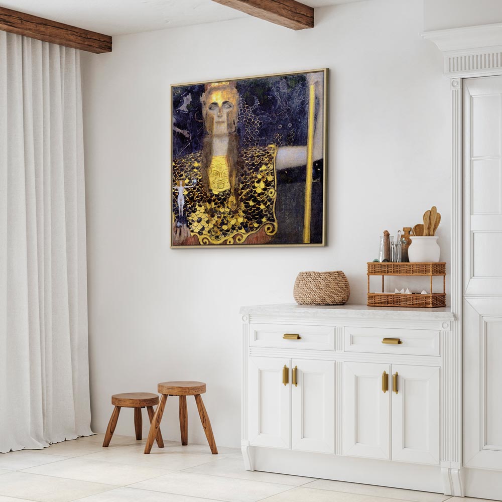 Pallas Athene Gustav Klimt Classic Canvas Print