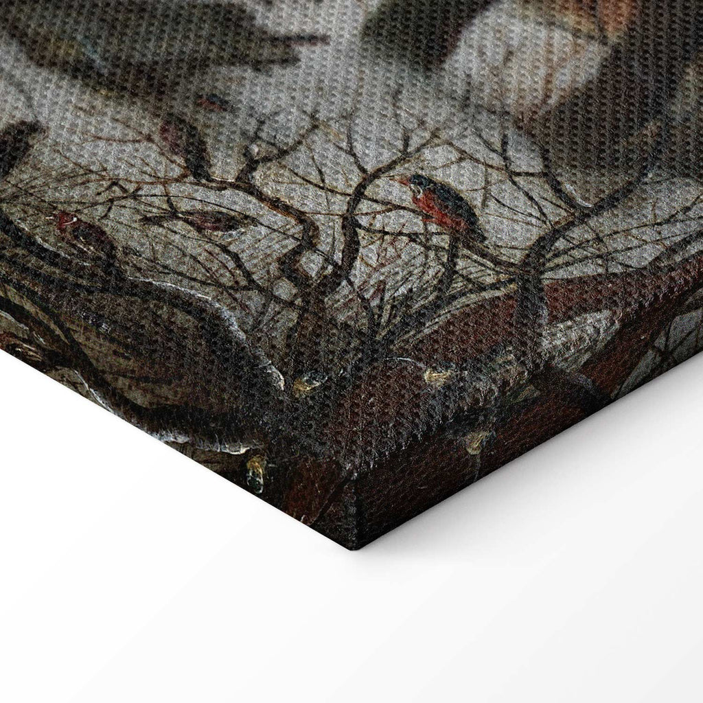 Winter Landscape Bird Trap Classic Canvas Print