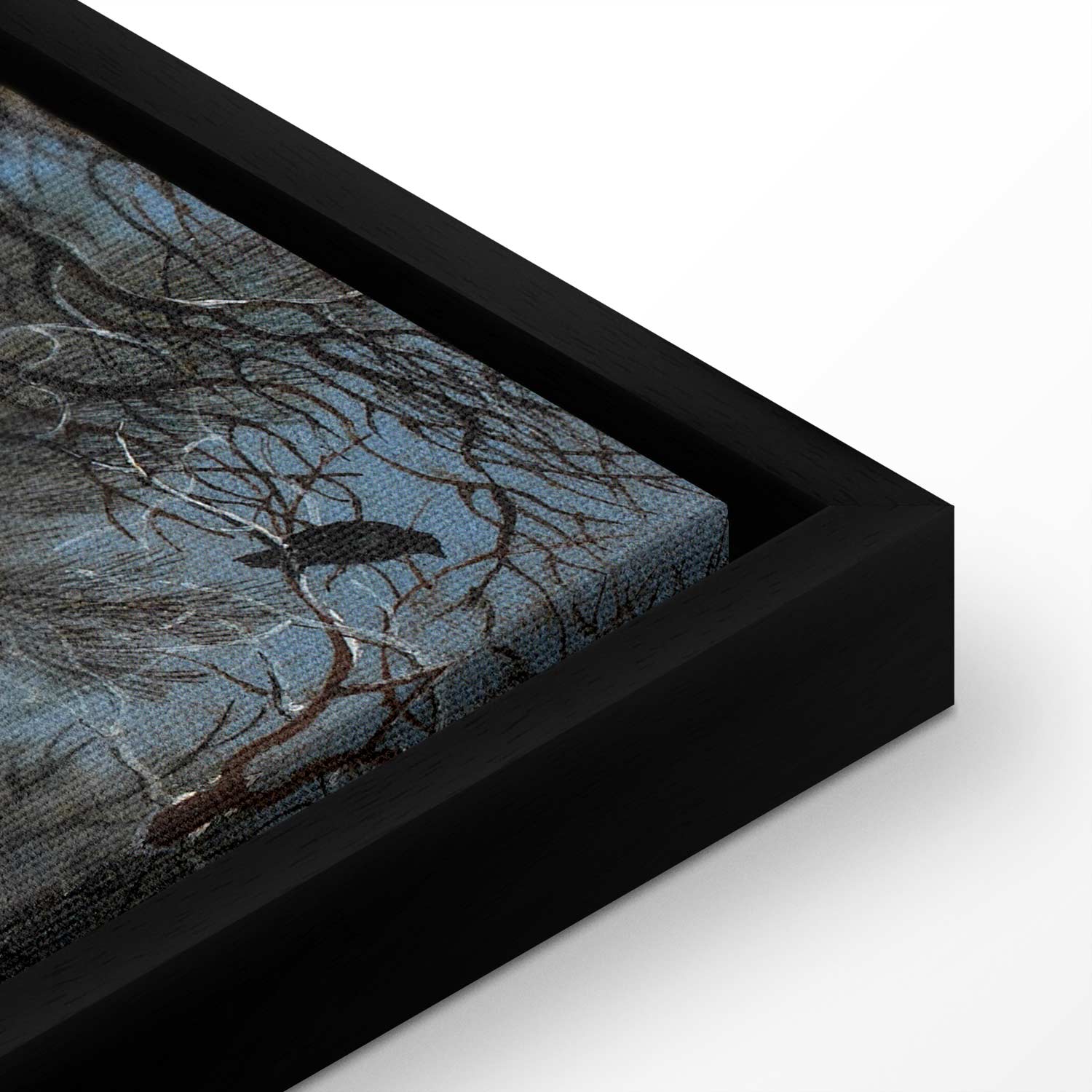 Winter Landscape Bird Trap Classic Canvas Print