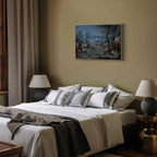 Winter Landscape Bird Trap Classic Canvas Print