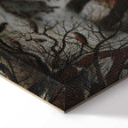 Winter Landscape Bird Trap Classic Canvas Print