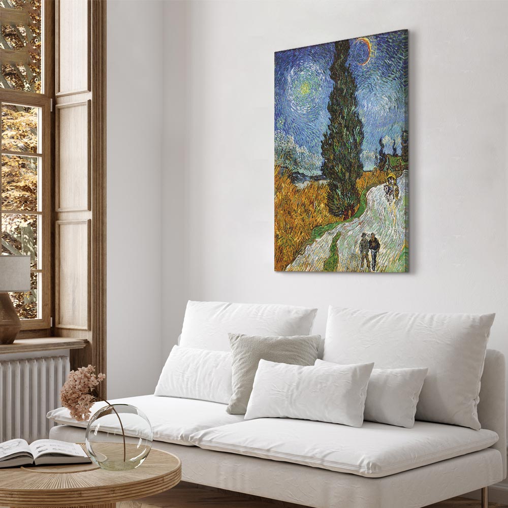 Cypress Road Starry Night Classic Canvas Print