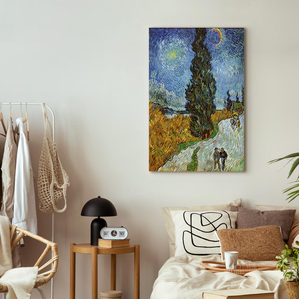 Cypress Road Starry Night Classic Canvas Print