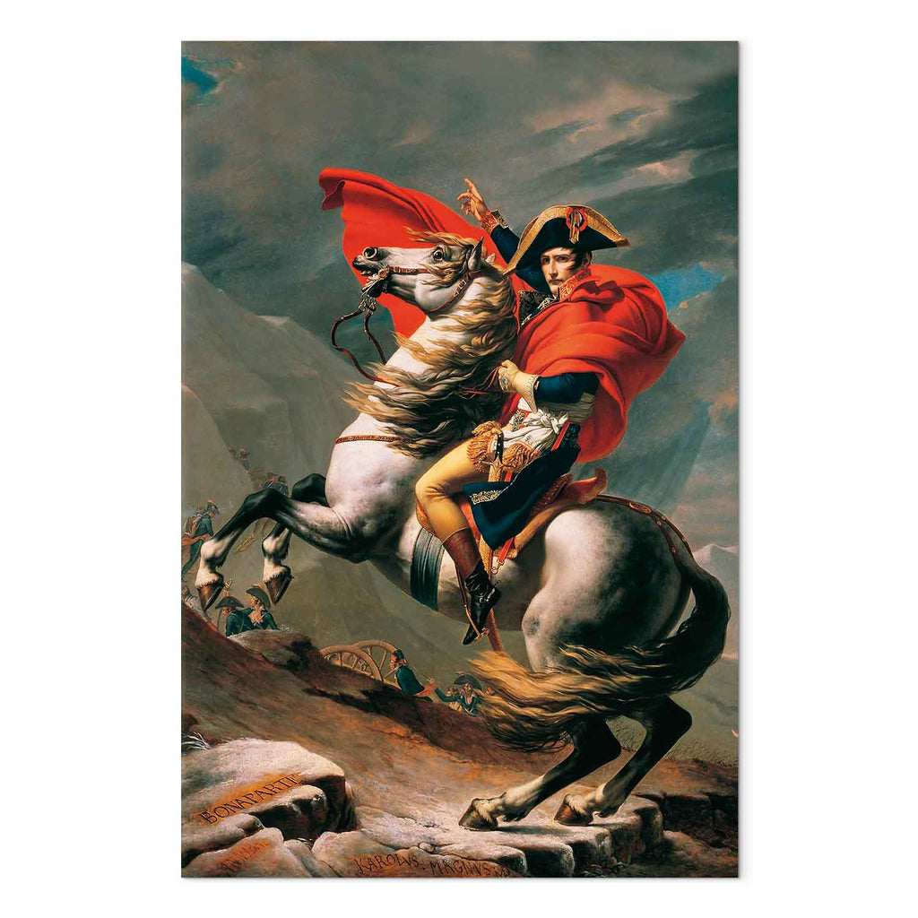 Napoleon Crossing the Alps Classic Canvas Print