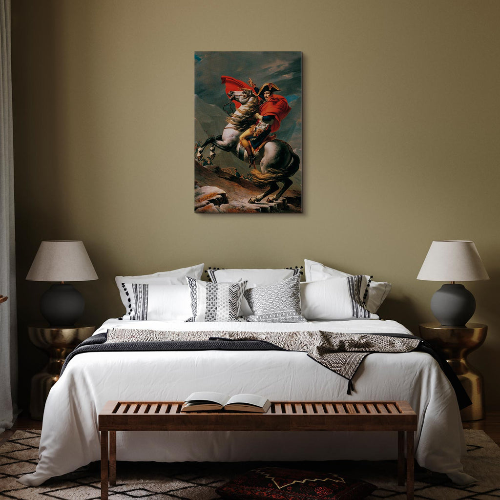Napoleon Crossing the Alps Classic Canvas Print