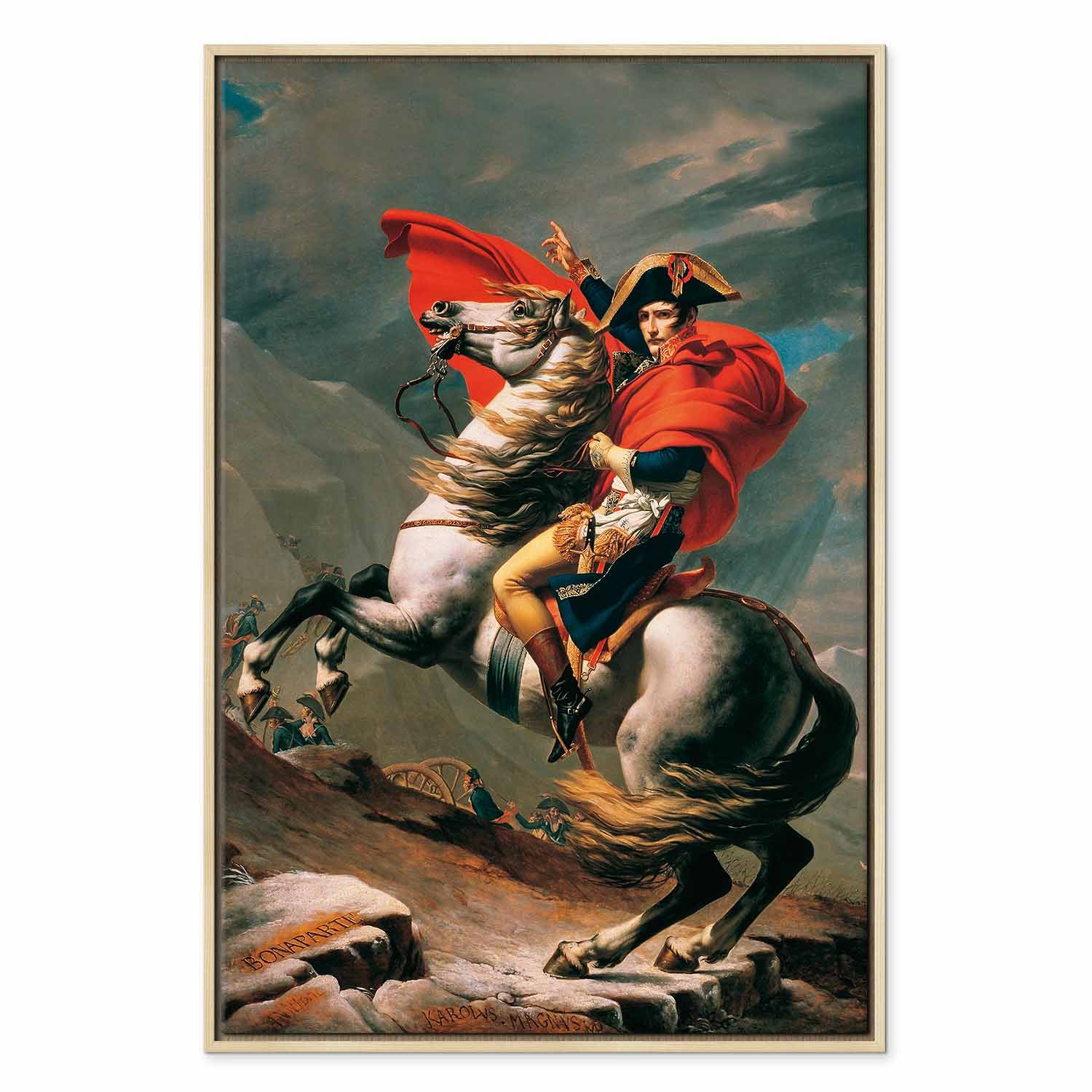 Napoleon Crossing the Alps Classic Canvas Print