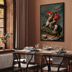 Napoleon Crossing the Alps Classic Canvas Print