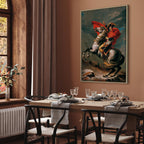 Napoleon Crossing the Alps Classic Canvas Print