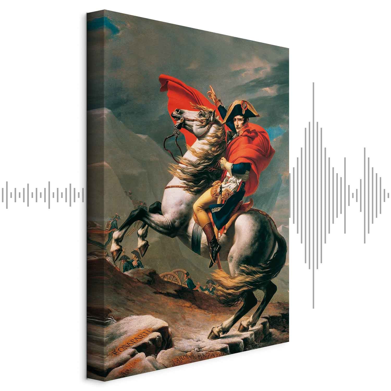 Napoleon Crossing the Alps Classic Canvas Print