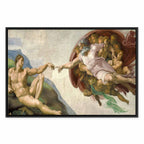 Creation of Adam Renaissance Reproduction Canvas Print
