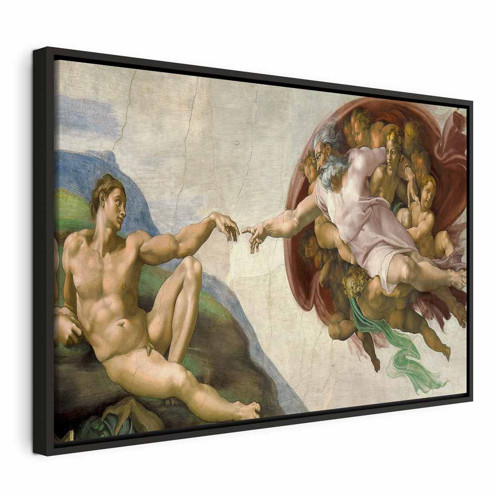 Creation of Adam Renaissance Reproduction Canvas Print