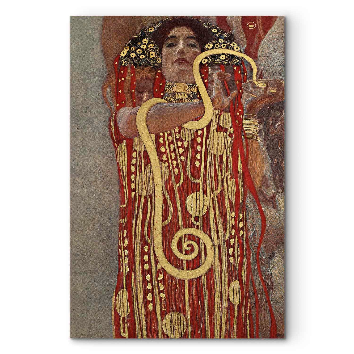 Klimt Medicine Hygieia Symbolist Canvas Print