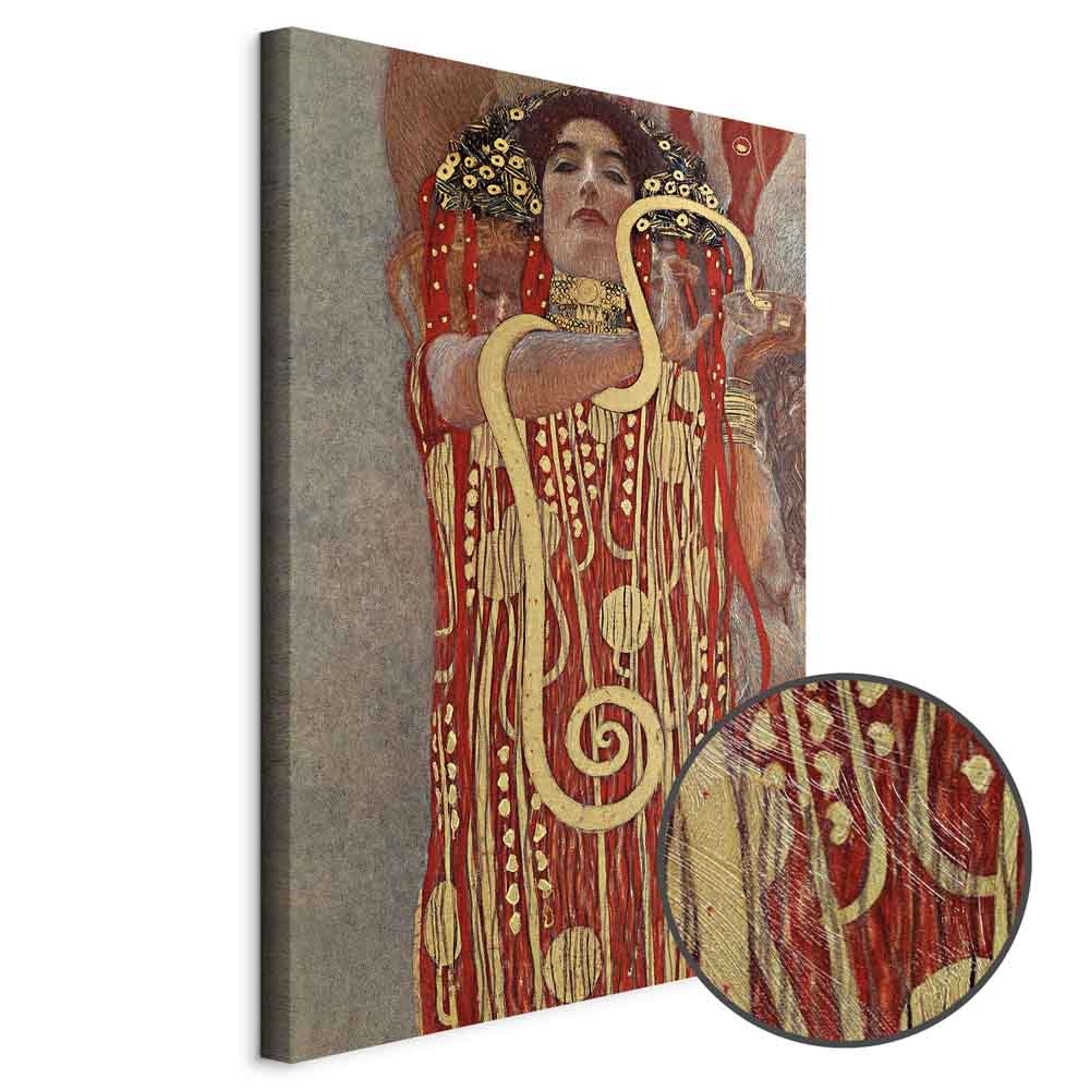 Klimt Medicine Hygieia Symbolist Canvas Print