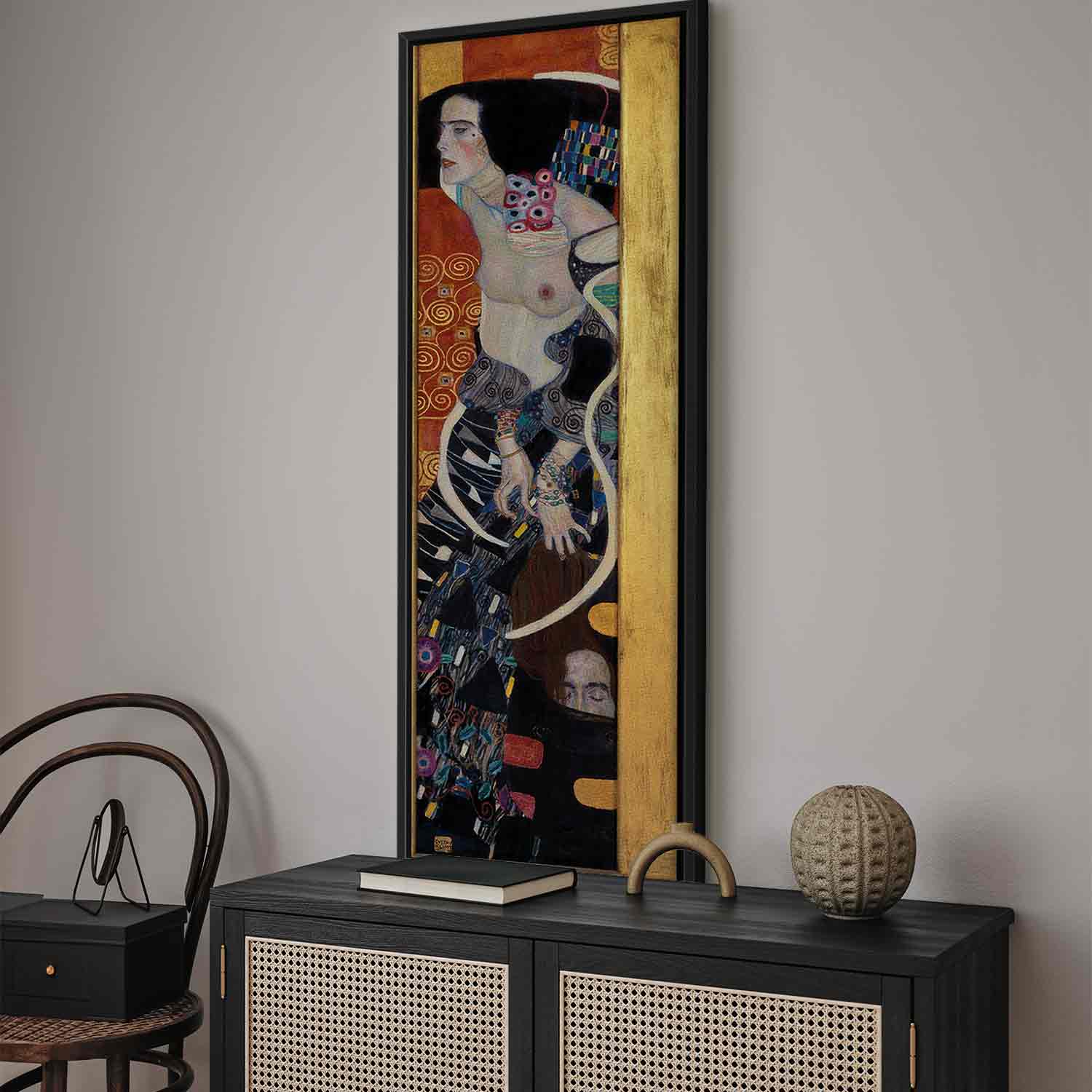 Judith II Salome Gold Art Canvas Print