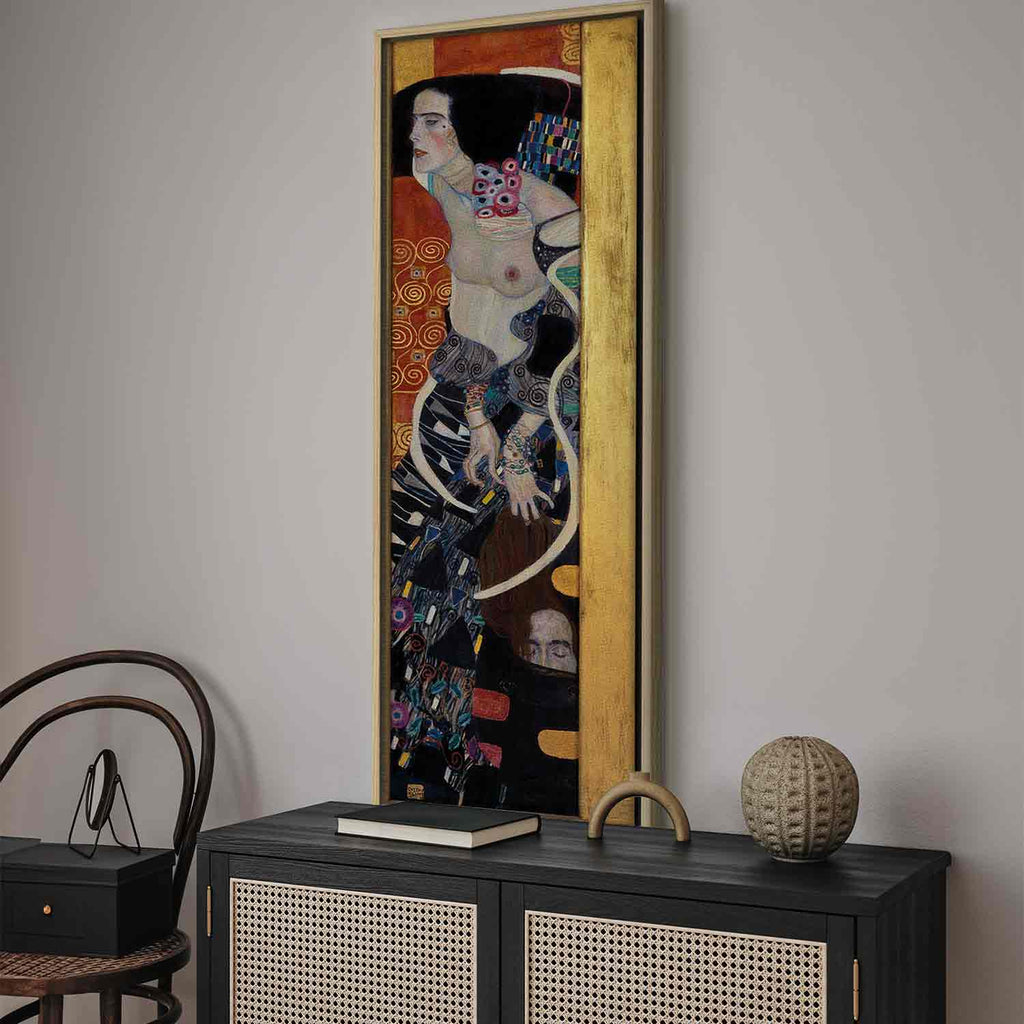 Judith II Salome Gold Art Canvas Print