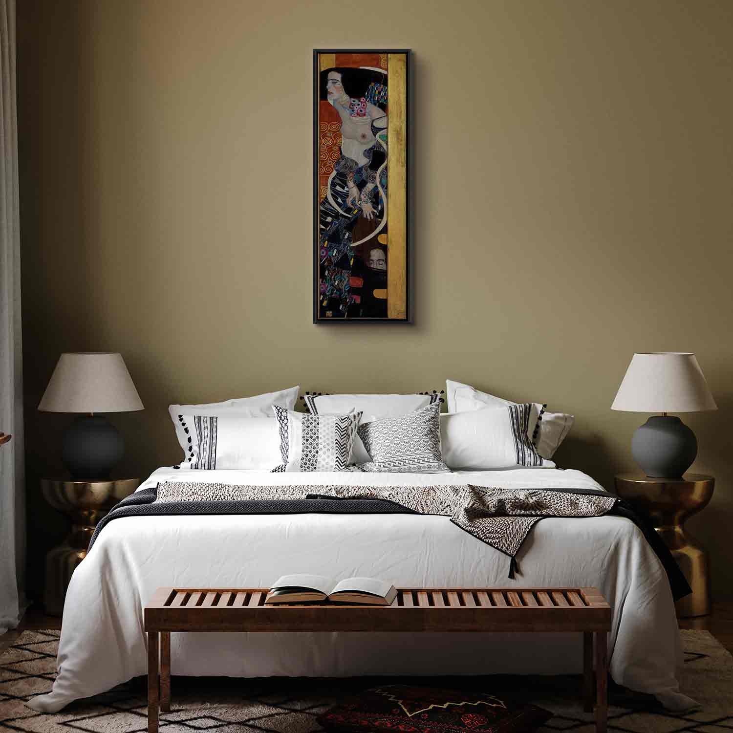 Judith II Salome Gold Art Canvas Print