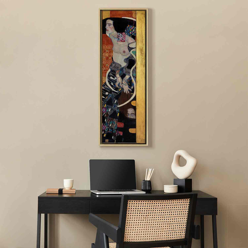 Judith II Salome Gold Art Canvas Print