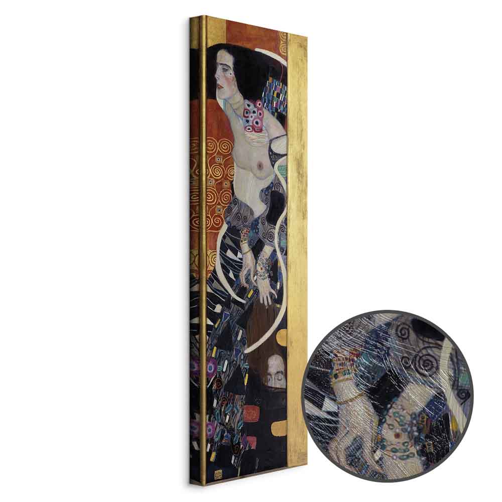 Judith II Salome Gold Art Canvas Print