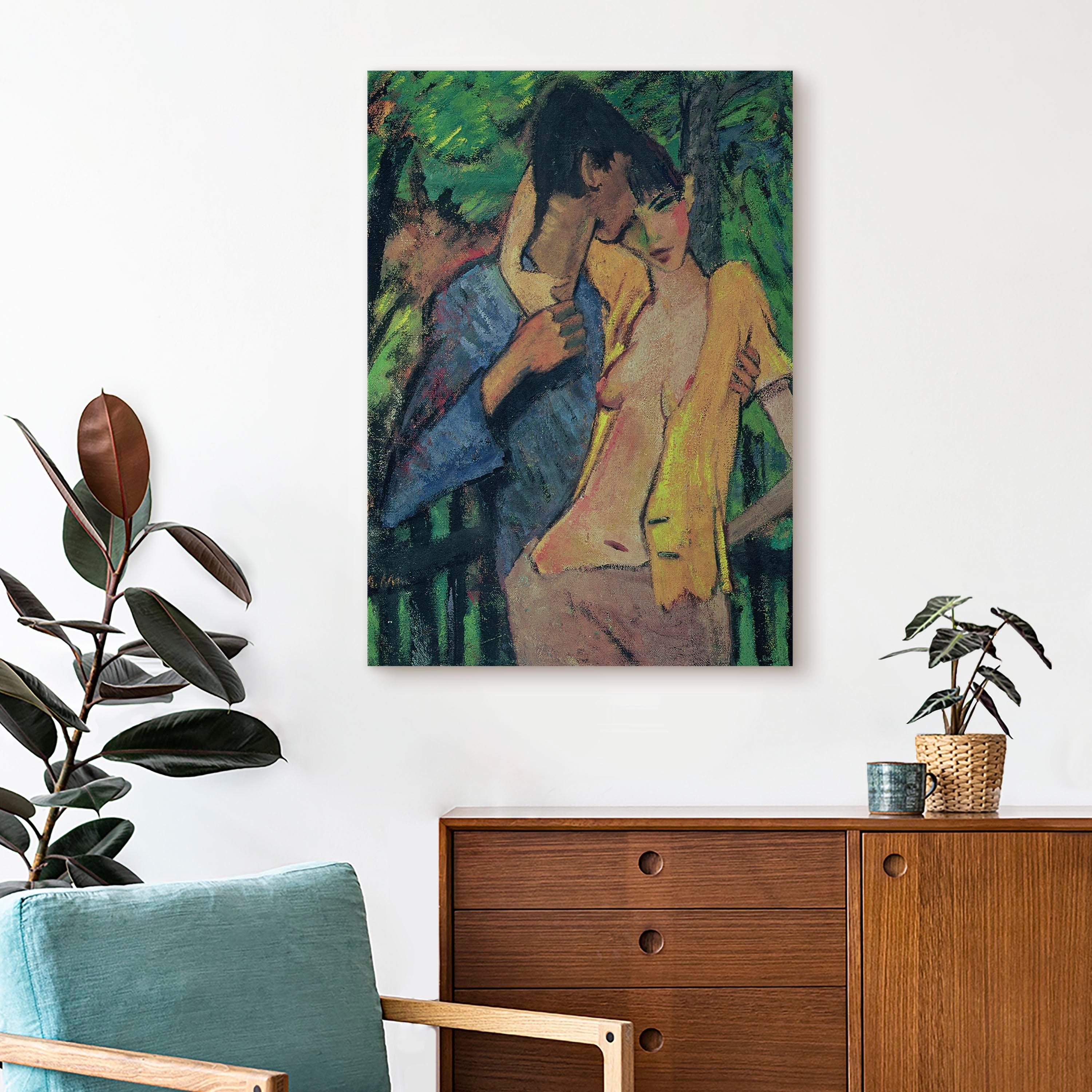 Canvas Print Couple in Love