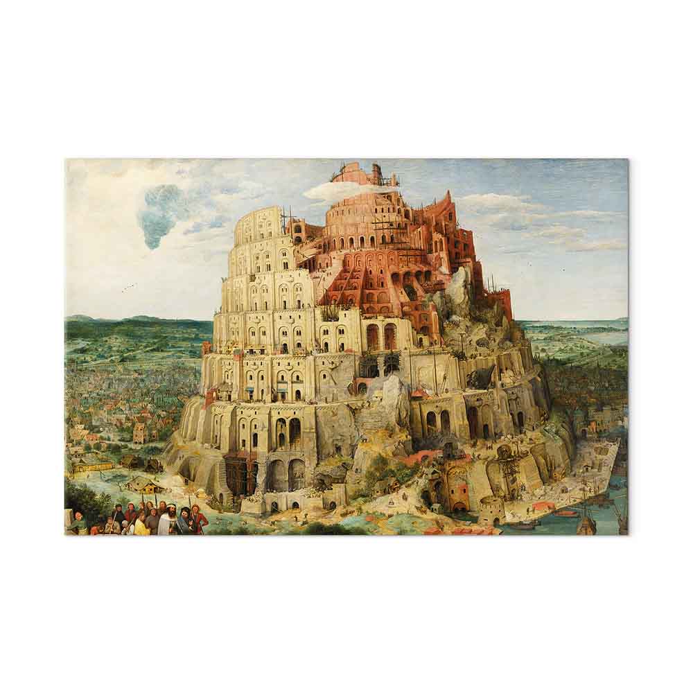 Tower of Babel Renaissance Architecture Canvas Print