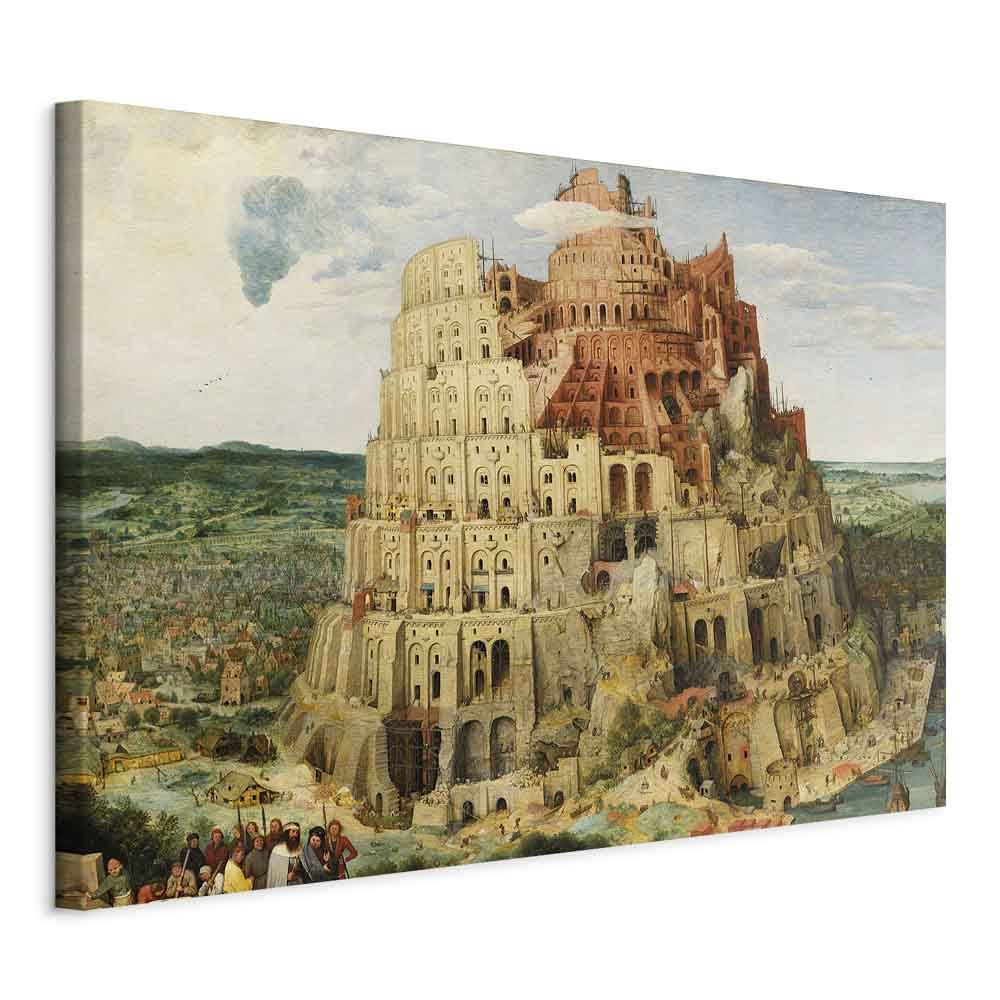 Tower of Babel Renaissance Architecture Canvas Print