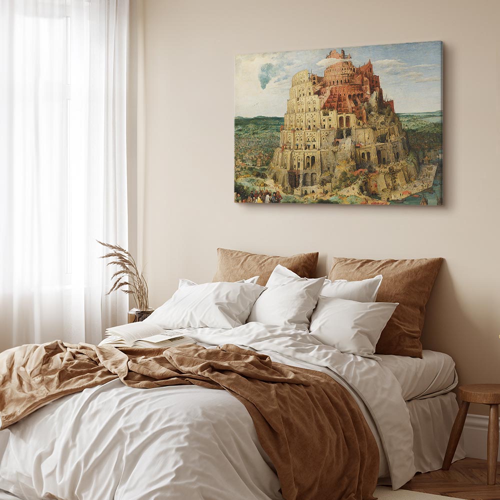 Tower of Babel Renaissance Architecture Canvas Print