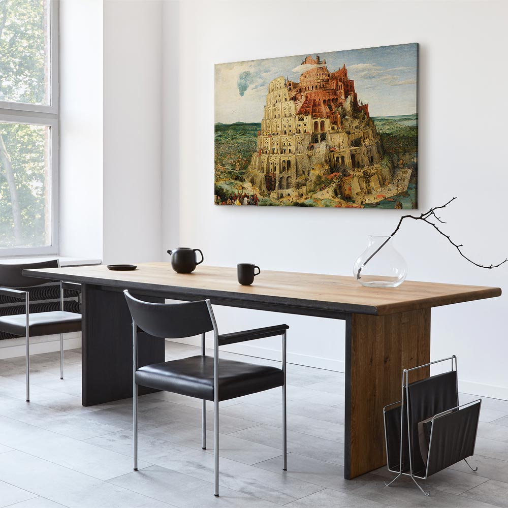 Tower of Babel Renaissance Architecture Canvas Print