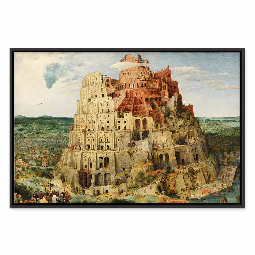 Tower of Babel Renaissance Architecture Canvas Print