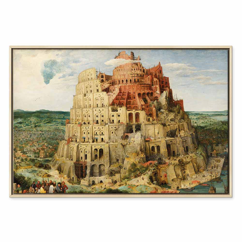 Tower of Babel Renaissance Architecture Canvas Print