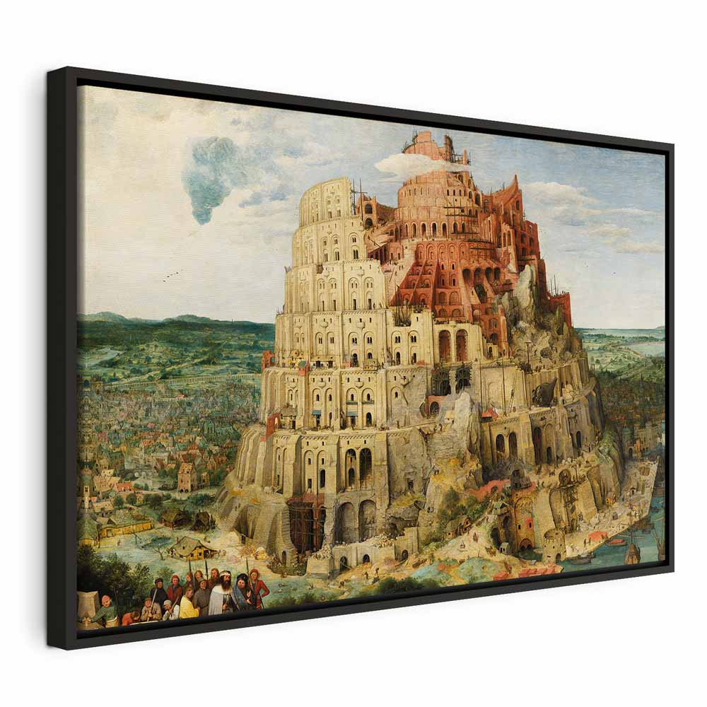 Tower of Babel Renaissance Architecture Canvas Print