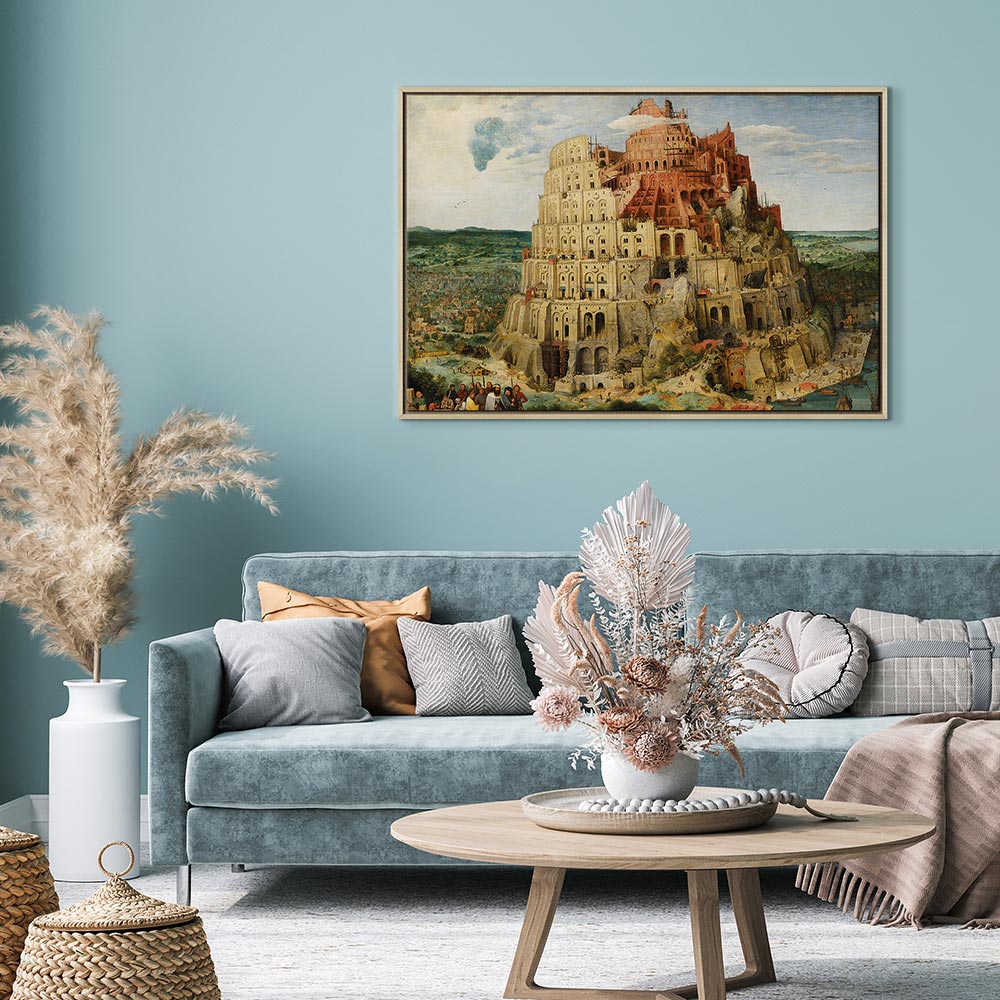 Tower of Babel Renaissance Architecture Canvas Print