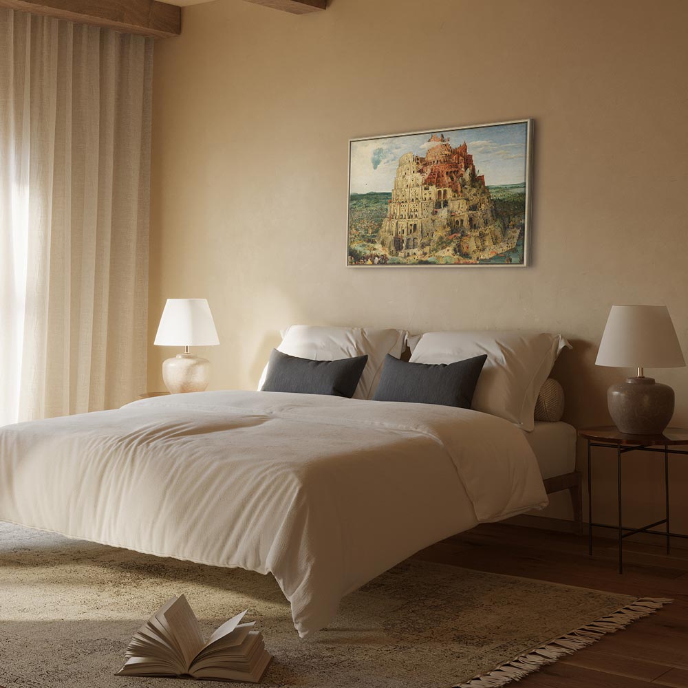 Tower of Babel Renaissance Architecture Canvas Print