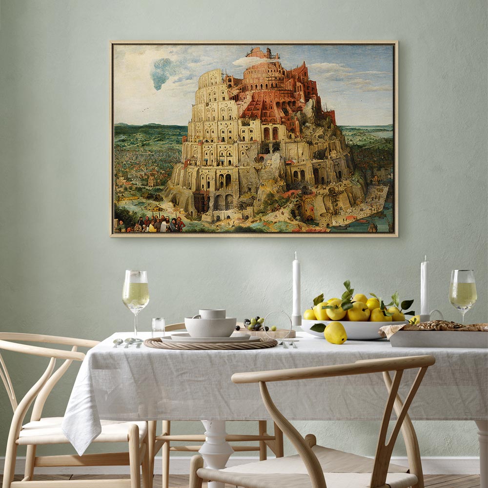 Tower of Babel Renaissance Architecture Canvas Print