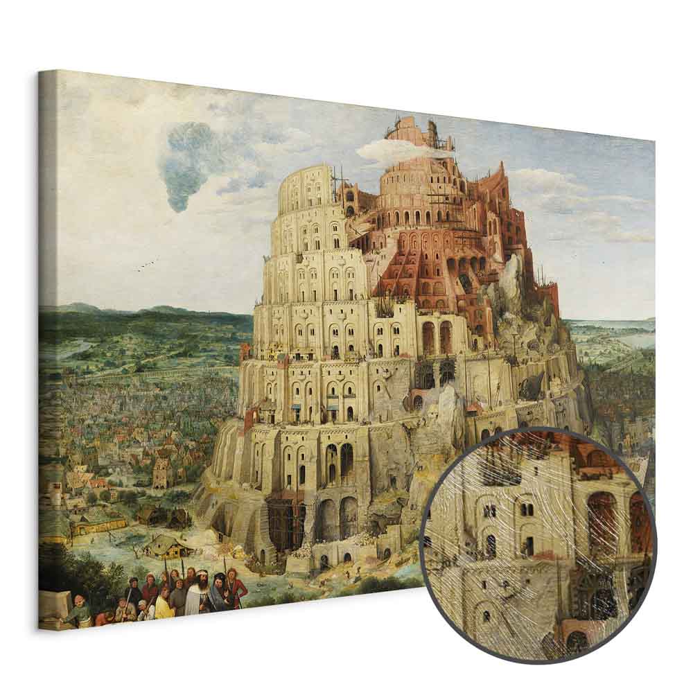 Tower of Babel Renaissance Architecture Canvas Print