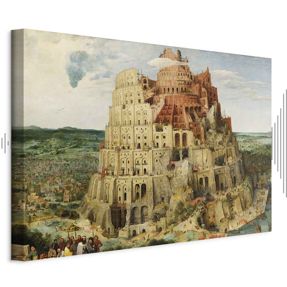 Tower of Babel Renaissance Architecture Canvas Print