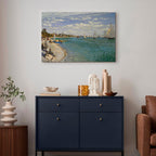 Monet Regatta at Sainte-Adresse Classic Canvas Print