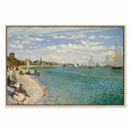 Monet Regatta at Sainte-Adresse Classic Canvas Print