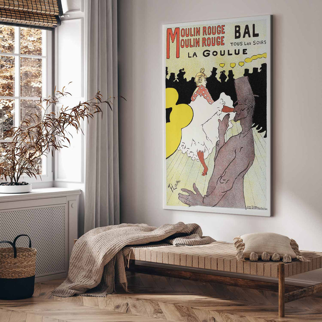 La Goulue Dance Retro DIY Large Canvas Print